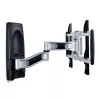 StarTech.com supporto TV da parete articolato, supporto da parete VESA, supporta TV da 26 a 65 pollici/99 lb/piatte/curve, supporto TV da parete piatto estraibile, supporto TV da parete ad angolo regolabile