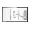StarTech.com supporto TV da parete articolato, supporto da parete VESA, supporta TV da 26 a 65 pollici/99 lb/piatte/curve, supporto TV da parete piatto estraibile, supporto TV da parete ad angolo regolabile