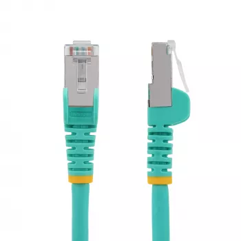 StarTech.com cavo Ethernet CAT6a da 7m – acqua – a bassa emissione di fumi e alogeni (LSZH) – 10GbE 500MHz 100W PoE++ RJ-45 con protezione del fermo e scarichi di trazione cavo patch di rete S/FTP