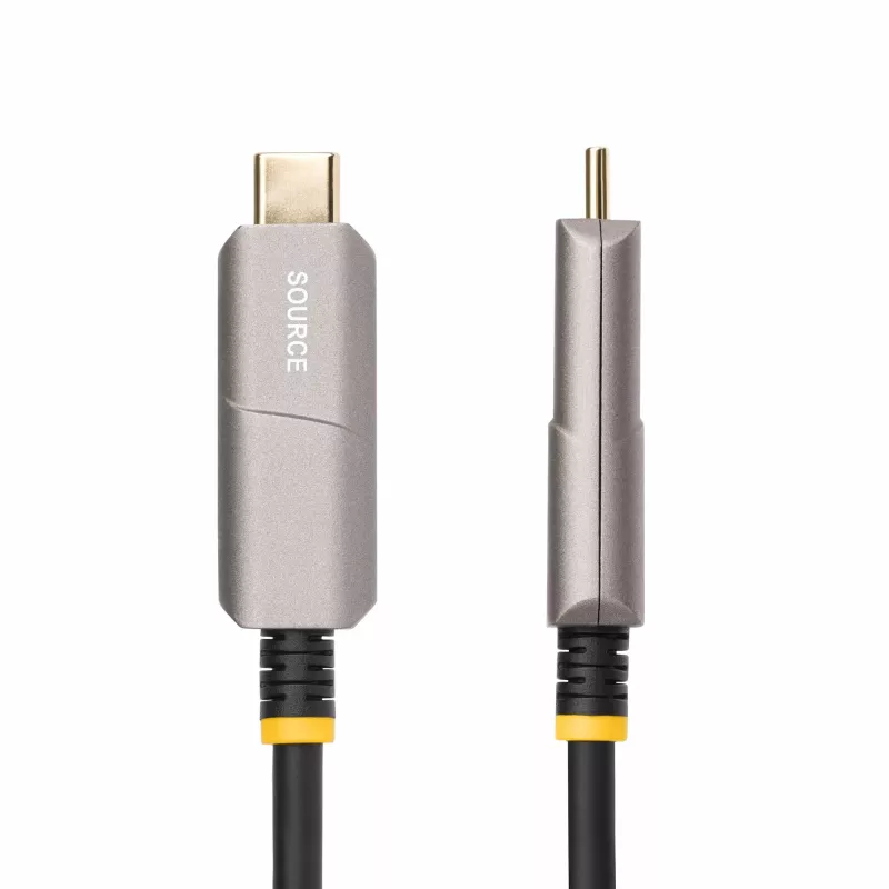 StarTech.com cavo ottico attivo USB-C a HDMI 2.0 da 15,2 m (AOC), 4K 60Hz, certificato CL3, cavo adattatore unidirezionale USB Type-C a HDMI