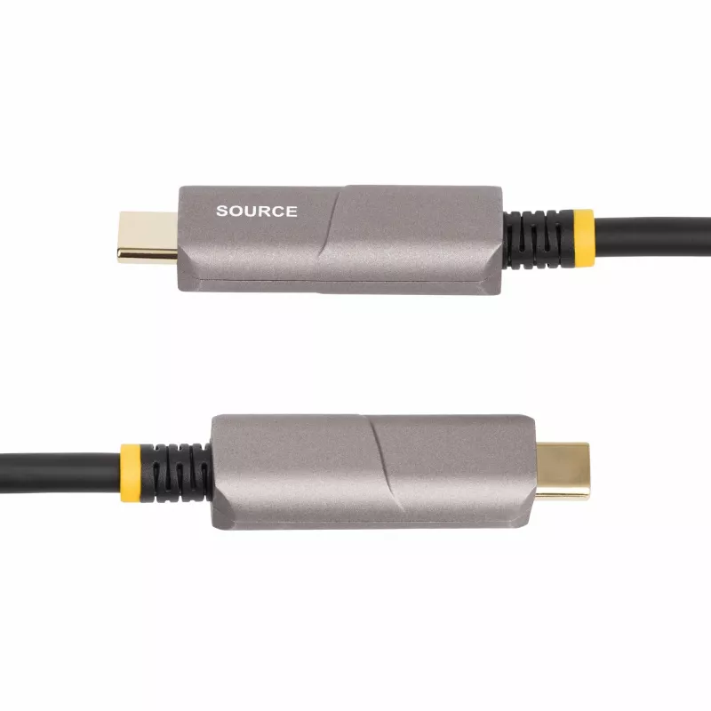 StarTech.com cavo ottico attivo USB-C a HDMI 2.0 da 15,2 m (AOC), 4K 60Hz, certificato CL3, cavo adattatore unidirezionale USB Type-C a HDMI