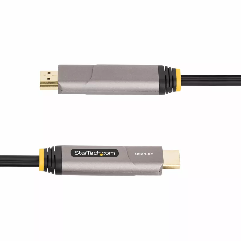 StarTech.com cavo ottico attivo USB-C a HDMI 2.0 da 15,2 m (AOC), 4K 60Hz, certificato CL3, cavo adattatore unidirezionale USB Type-C a HDMI
