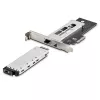 StarTech.com rack mobile/backplane M.2 NVMe SSD a PCIe x4 con vano estraibile per slot di espansione PCI Express, installazione senza attrezzi, vano unità hot-swap PCIe 4.0/3.0, serratura a chiave – 2 chiavi incluse