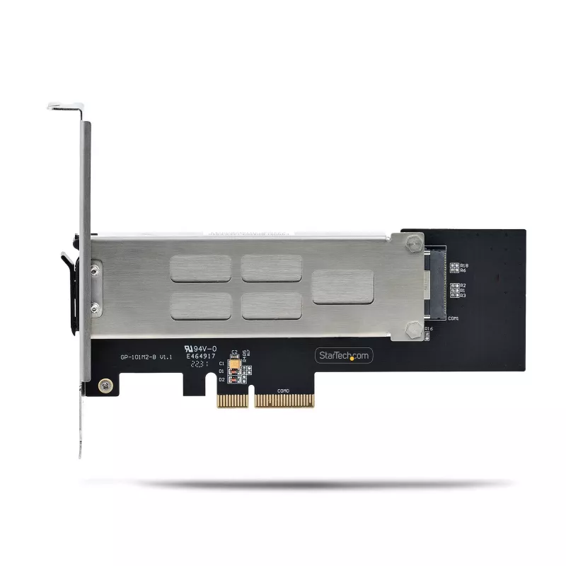 StarTech.com rack mobile/backplane M.2 NVMe SSD a PCIe x4 con vano estraibile per slot di espansione PCI Express, installazione senza attrezzi, vano unità hot-swap PCIe 4.0/3.0, serratura a chiave – 2 chiavi incluse