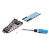 StarTech.com rack mobile/backplane M.2 NVMe SSD a PCIe x4 con vano estraibile per slot di espansione PCI Express, installazione senza attrezzi, vano unità hot-swap PCIe 4.0/3.0, serratura a chiave – 2 chiavi incluse