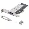 StarTech.com rack mobile/backplane M.2 NVMe SSD a PCIe x4 con vano estraibile per slot di espansione PCI Express, installazione senza attrezzi, vano unità hot-swap PCIe 4.0/3.0, serratura a chiave – 2 chiavi incluse