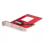 StarTech.com scheda adattatore da U.3 a PCIe, adattatore PCIe 4.0 x4 per SSD NVMe U.3 da 2,5 pollici, scheda di espansione PCI Express SFF-TA-1001 per desktop/server, conforme TAA – indipendente dal sistema operativo