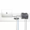 StarTech.com hub USB-C a 2 porte con Ethernet e RS-232, dongle USB-C a USB-A collegato, pass-through 100 W PD, 2x USB-A 5 Gbit/s, Gigabit Ethernet, RS232 seriale (FTDI)