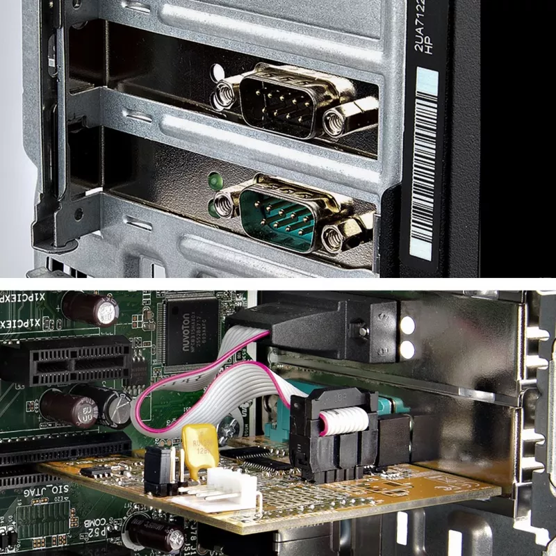 StarTech.com scheda seriale PCI Express a 2 porte, scheda seriale dual port PCIe a RS232 (DB9), UART 16C1050, staffe Low/Full Profile, COM Retention, per Windows/Linux