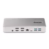 StarTech.com docking station universale USB4 e Thunderbolt 4, quad-display su Windows, dual-display su MacBook, dock HDMI DP con ricarica laptop 98W