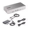 StarTech.com docking station universale USB4 e Thunderbolt 4, quad-display su Windows, dual-display su MacBook, dock HDMI DP con ricarica laptop 98W