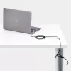 StarTech.com cavo di sicurezza universale per laptop da 2 m, cavo di sicurezza per notebook compatibile con Noble Wedge®/Nano/K-Slot; cavo con lucchetto a combinazione senza chiave, cavo in acciaio antifurto resistente al taglio