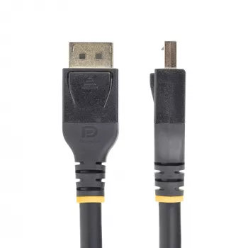 StarTech.com cavo DisplayPort 1.4 attivo da 7,6 m (25 ft), cavo DP8K DisplayPort con HBR3, HDR10, MST, DSC 1.2, HDCP 2.2, 8K 60 Hz, 4K 120 Hz – cavo DP 1.4, M/M
