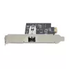 StarTech.com scheda di rete GbE SFP a 1 porta, PCIe 2.1 x1, Intel I210-IS, controller 1GbE, 1000BASE rame/fibra, NIC Gigabit Ethernet single-port, staffe desktop/server – compatibile con Windows e Linux