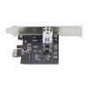 StarTech.com scheda di rete GbE SFP a 1 porta, PCIe 2.1 x1, Intel I210-IS, controller 1GbE, 1000BASE rame/fibra, NIC Gigabit Ethernet single-port, staffe desktop/server – compatibile con Windows e Linux