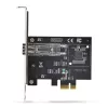 StarTech.com scheda di rete GbE SFP a 1 porta, PCIe 2.1 x1, Intel I210-IS, controller 1GbE, 1000BASE rame/fibra, NIC Gigabit Ethernet single-port, staffe desktop/server – compatibile con Windows e Linux