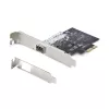 StarTech.com scheda di rete GbE SFP a 1 porta, PCIe 2.1 x1, Intel I210-IS, controller 1GbE, 1000BASE rame/fibra, NIC Gigabit Ethernet single-port, staffe desktop/server – compatibile con Windows e Linux
