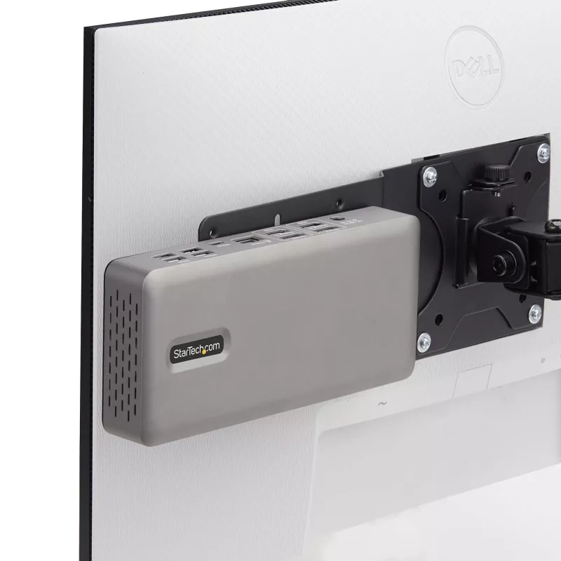 StarTech.com supporto di montaggio VESA per NUC/thin client o docking station per laptop, piastra di espansione compatibile VESA 75x75/100x100 per mini-PC