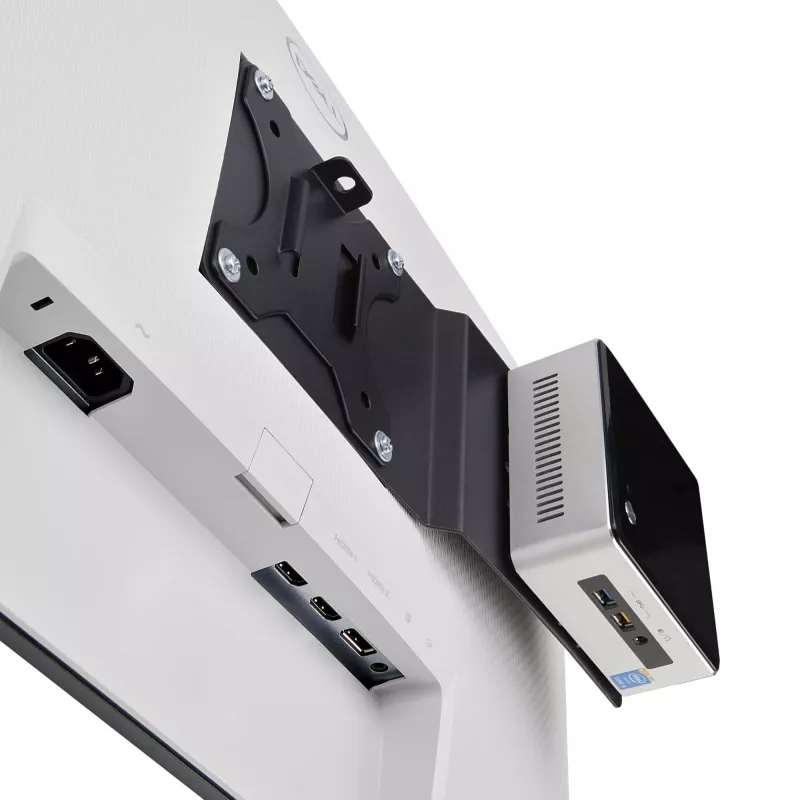 StarTech.com supporto di montaggio VESA per NUC/thin client o docking station per laptop, piastra di espansione compatibile VESA 75x75/100x100 per mini-PC