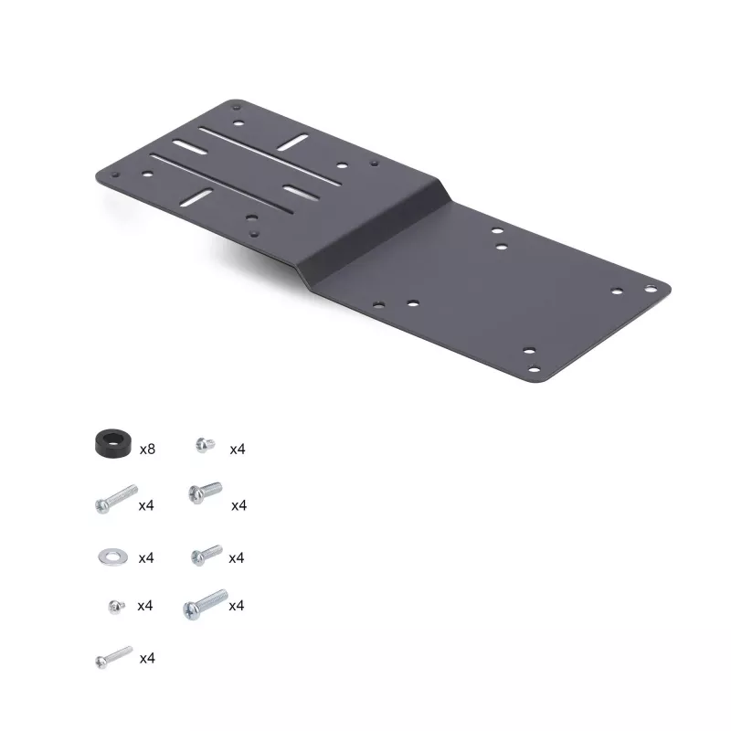 StarTech.com supporto di montaggio VESA per NUC/thin client o docking station per laptop, piastra di espansione compatibile VESA 75x75/100x100 per mini-PC