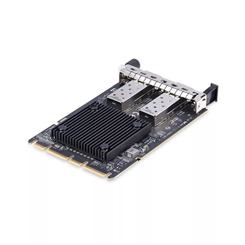 StarTech.com scheda di rete server SFP+ 10Gbps OCP 3.0 a 2 porte con Intel X710, compatibile SFF 4C+, NIC OCP dual-port, funziona con Windows e Linux