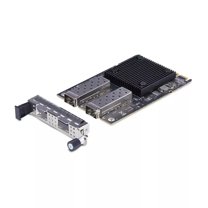 StarTech.com scheda di rete server SFP+ 10Gbps OCP 3.0 a 2 porte con Intel X710, compatibile SFF 4C+, NIC OCP dual-port, funziona con Windows e Linux