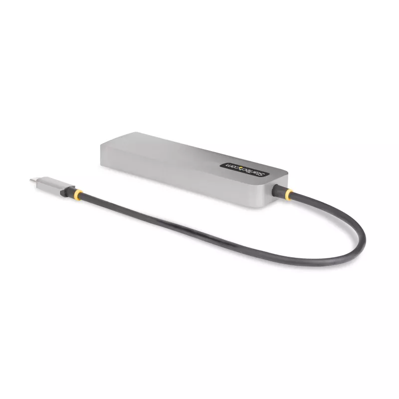 StarTech.com hub USB-C a 3 porte con Ethernet 2,5 Gbit/s e 100 W Power Delivery pass-through, USB 3.2 10 Gbit/s, 2x USB-A/1x USB-C, hub adattatore USB Type-C portatile