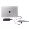 StarTech.com hub USB-C a 3 porte con Ethernet 2,5 Gbit/s e 100 W Power Delivery pass-through, USB 3.2 10 Gbit/s, 2x USB-A/1x USB-C, hub adattatore USB Type-C portatile