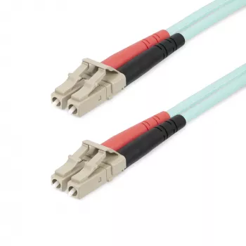 StarTech.com cavo in fibra ottica multimodale OM4 LC/UPC a LC/UPC da 20m (65ft), 50/125µm fibra LOMMF/VCSEL zipcord, 100G, bassa attenuazione di inserzione – cavo jumper in fibra ottica LSZH