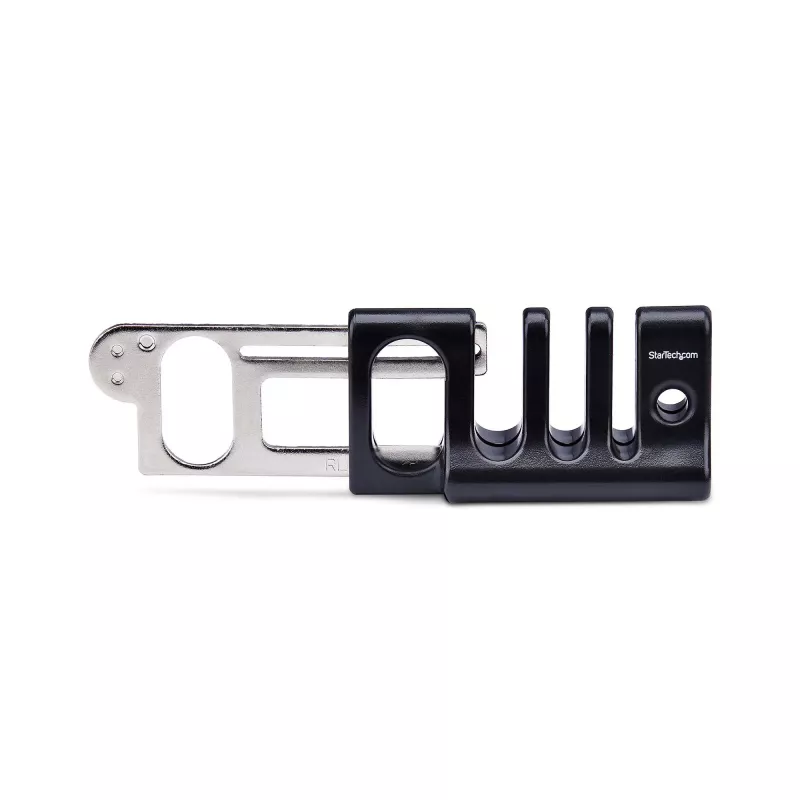 StarTech.com lucchetto ancora cavi per periferiche, protegge tastiera/mouse, lucchetto cavi per uffici condivisi/computer pubblici, trappola cavi compatibile con cavo di sicurezza per laptop/lucchetto – TAA