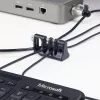 StarTech.com lucchetto ancora cavi per periferiche, protegge tastiera/mouse, lucchetto cavi per uffici condivisi/computer pubblici, trappola cavi compatibile con cavo di sicurezza per laptop/lucchetto – TAA