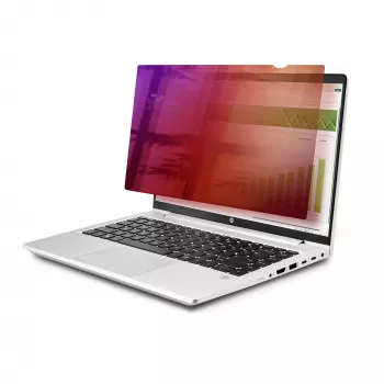 StarTech.com Pellicola privacy per laptop 35,6 cm (14 pollici) 16:9, filtro oro reversibile con protezione antispia migliorata, filtro di sicurezza per computer, protezione schermo rimovibile, +/- 30°