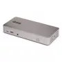 StarTech.com Docking station USB4 triple monitor, 4K 60Hz HDMI o DisplayPort, ricarica laptop 100W, 2,5GbE, dock USB-C multi-monitor, driverless