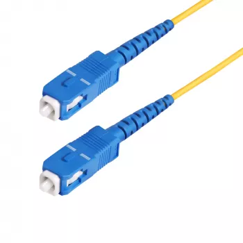 StarTech.com Cavo in fibra ottica SC a SC (UPC) OS2 monomodale simplex da 30 m (98,4 ft), 9/125 µm, 40G/100G, insensibile alle piegature, bassa attenuazione di inserzione, cavo patch in fibra ottica LSZH