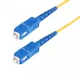 StarTech.com Cavo in fibra ottica SC a SC (UPC) OS2 monomodale simplex da 30 m (98,4 ft), 9/125 µm, 40G/100G, insensibile alle piegature, bassa attenuazione di inserzione, cavo patch in fibra ottica LSZH