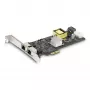StarTech.com Scheda di rete 2 porte 2.5Gbps NBASE-T PoE, doppio Intel I225-V, NIC Multi-Gigabit 802.3af/at PoE+, scheda LAN server PCI Express, alimentazione LP4/8-pin PCIe