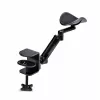StarTech.com Bracciolo regolabile per scrivania da ufficio, supporto ergonomico per braccio/gomito, rotazione a 360 gradi, montaggio a morsetto/senza forare, nero