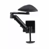 StarTech.com Bracciolo regolabile per scrivania da ufficio, supporto ergonomico per braccio/gomito, rotazione a 360 gradi, montaggio a morsetto/senza forare, nero