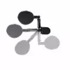 StarTech.com Bracciolo regolabile per scrivania da ufficio, supporto ergonomico per braccio/gomito, rotazione a 360 gradi, montaggio a morsetto/senza forare, nero