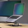 StarTech.com Supporto girevole per laptop, orientabile a 360°, rialzo ergonomico da scrivania per computer, ripiano rialzato con inclinazione regolabile, max 5 kg, struttura in alluminio, design portatile