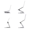 StarTech.com Supporto telescopico per laptop, base girevole a 360°, rialzo girevole per computer da scrivania, altezza e inclinazione regolabili, max 5 kg, finitura in alluminio, design portatile