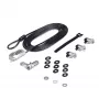 StarTech.com Kit di sicurezza con lucchetto per laptop/desktop e periferiche, lucchetto antifurto, slot K, cavo in acciaio da 9,8 piedi (3 m), 3 dispositivi, codice a 4 cifre personalizzabile – TAA
