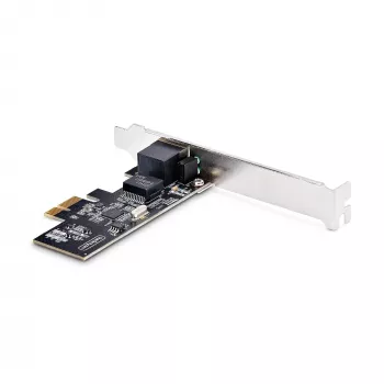 StarTech.com Scheda di rete PCIe 1 porta 2,5Gbps NBASE-T, Intel® I225-V, scheda di rete per computer a porta singola, NIC Ethernet MultiGigabit, scheda LAN server PCI Express