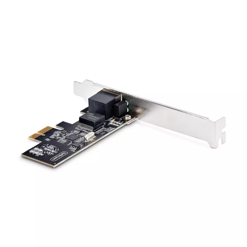 StarTech.com Scheda di rete PCIe 1 porta 2,5Gbps NBASE-T, Intel® I225-V, scheda di rete per computer a porta singola, NIC Ethernet MultiGigabit, scheda LAN server PCI Express