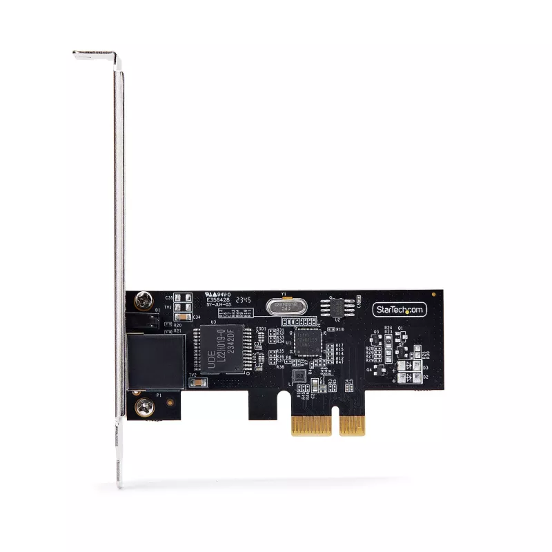 StarTech.com Scheda di rete PCIe 1 porta 2,5Gbps NBASE-T, Intel® I225-V, scheda di rete per computer a porta singola, NIC Ethernet MultiGigabit, scheda LAN server PCI Express