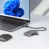 StarTech.com Hub USB-A a 4 porte, 5 Gbit/s, bus-powered, hub USB-A a 4x USB-A con ingresso alimentazione ausiliaria USB-C, cavo host da 30 cm, hub USB portatile per desktop/laptop