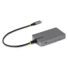 StarTech.com Hub USB-C a 4 porte, 5 Gbit/s, bus-powered, hub USB-C a 4x USB-A con ingresso alimentazione ausiliaria USB-C, cavo host da 1 ft/30 cm, hub USB portatile per desktop/laptop