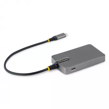 StarTech.com Hub USB-C a 4 porte, 5 Gbit/s, bus-powered, hub USB-C a 4x USB-A con ingresso alimentazione ausiliaria USB-C, cavo host da 1 ft/30 cm, hub USB portatile per desktop/laptop