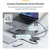 StarTech.com Hub USB-C a 4 porte, 5 Gbit/s, bus-powered, hub USB-C a 4x USB-A con ingresso alimentazione ausiliaria USB-C, cavo host da 1 ft/30 cm, hub USB portatile per desktop/laptop