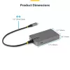 StarTech.com Hub USB-C a 4 porte, 5 Gbit/s, bus-powered, hub USB-C a 4x USB-A con ingresso alimentazione ausiliaria USB-C, cavo host da 1 ft/30 cm, hub USB portatile per desktop/laptop